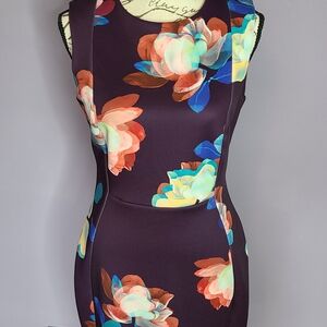 Calvin Klein Multicolor Floral Midi Dress